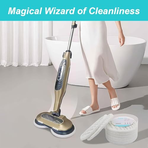 AIR U+ 8 Pack Replacement Steam Mop Pads for Shark S8201 S8001 S7001 S7201 S7000AMZ S7000 S7005 S7020 S7001C Steam Mop, Steam & Scrub All-in-One Scrubbing and Sanitizing, Dirt Grip Scrub Washable Pad - color: White 8 Pack