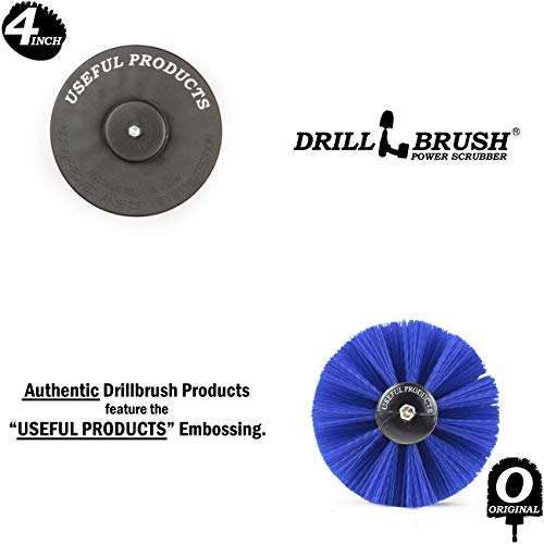 Marine - Kayak - Raft - Canoe - Inflatable - Boat Accessories - Hull Cleaner - Cleaning Supplies - Drill Brush - Spin Brush Kit - Pond Scum, Oily Residue, Weeds, Barnacles, Oxidation - color: Blue