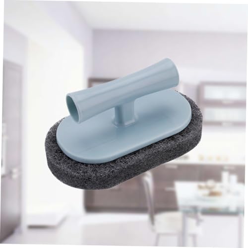Mipcase Ergonomic Handle Kitchen Cleaning Brush Powerful Scrubbing Pad for Dishes Faucets Stove Sink Household Use Non-Scratch Scouring Pad with Random Color Random Color