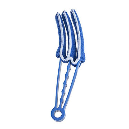 Blind Cleaner Duster Tool, Fan Blade Cleaner, Air Duct Cleaning Tools, Blue Window Blinds Cleaner with Microfiber Sleeve for Fans, Window Blinds, Vents, Shutters…(3 Pack -Superio) - size: 3