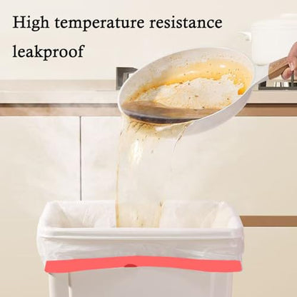 Ultra Thick Heavy Duty 16-18 Gallon Drawstring Trash Bags | White Leak Proof Large Plastic Garbage Bags for Tall Kitchen Home Office bedroom bathroom livingroom restaurant