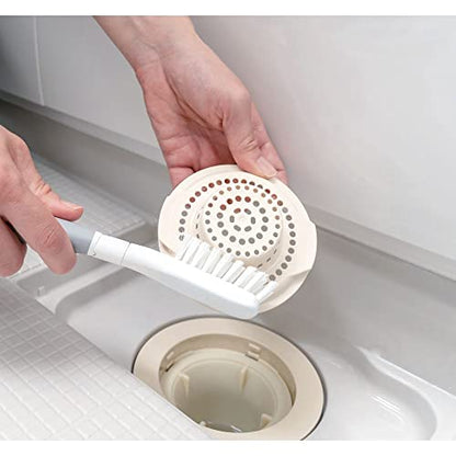 Azuma Industries BA617 Large Replacement Brush, Spare Replaceable, Washable from Flat to Sumi, Oblique Bristle Brush, Professional Recommended, Bathroom Accessories, Kitchen Accessories, Drain Mouth, - style: Large Brush