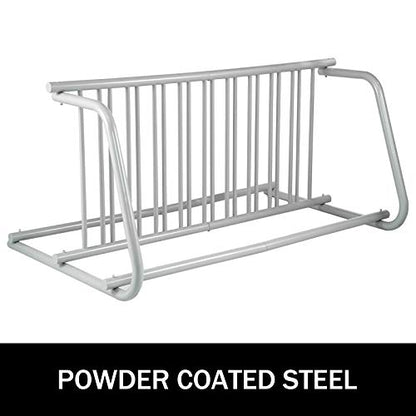 BestEquip 10 Holders Floor Bike Rack, 59" Length All-Steel Grid Bike Rack, 10-Bike Capacity Dual-Side Storage Stand for Garages Streets Yards Bike Events - size: 59"
