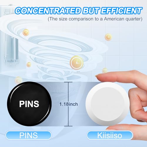 KIISIISO Toilet Bowl Cleaner Tablets 100 PACK, Automatic Bleach Toilet Tank Cleaners, Bathroom Long-Lasting Freshness, Slow-Releasing Powerful Deodorizing & Descaling - size: 100 Count (Pack of 1)