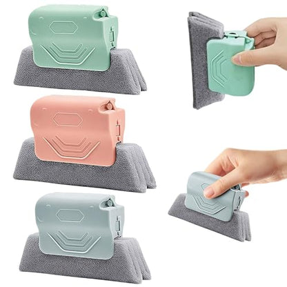 2026 New Magic Window Track Cleaner, Window Groove Cleaning Brush Tools Set, Sliding Door, Sill, Tile Lines, Shutter, Car Vents, Small Spaces Clean (3 Pcs) - color: 3 Pcs