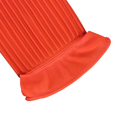 Arms Length Rubber Gloves Household Long Cleaning Gloves Reusable Kitchen Natural Rubber Living Wash Gloves - size: Large - 22" x 4.3"