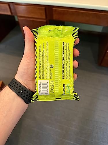 Fortress Electronic Wipes With Microfiber Cloth (25 ct.) To-Go Tech Wipes for Screens, Phones, Keyboards, TV Monitors, Computer Screens, and More [Travel Size] Skin-Safe - style: With Microfiber Cloth