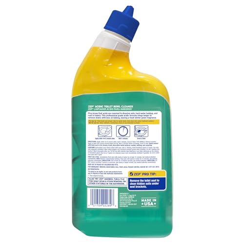 Zep Acidic Toilet Bowl Cleaner, 32 Oz - size: 32 Fl Oz (Pack of 1)