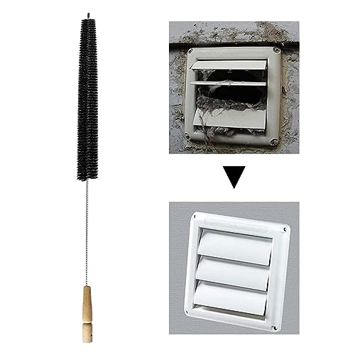 Lint Trap Cleaning Tool, Dryer Lint Vent Trap Cleaner Brush, Clothes Dryer Lint Trap Cleaner, Long Flexible Refrigerator Coil Cleaning Brush, Dryer Vent Cleaner Brush, Air Duct Cleaning Tools