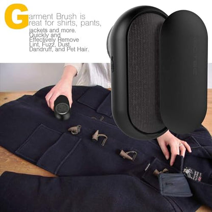 Rechargeable Fabric Shaver, Magictec Lint Remover Sweater Defuzzer Lints Fuzzs Pills Pilling Trimmer for Clothes and Furniture -Battery Operated (Black) - color: Black