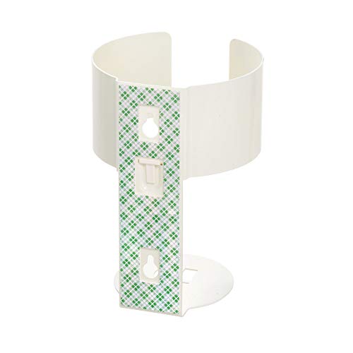 iDesign Adhesive Cleaning Wipes Holder for Kitchen or Bathroom - Coconut White