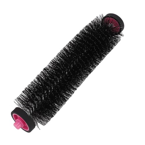 YUYTE Handheld Crumb Sweeper, Reusable Carpet Sweeper Cleaner Lint Roller Hair Removal Brush for Pet Hair Dust on Bedding Clothes Furniture with Washable Design (Rosy)