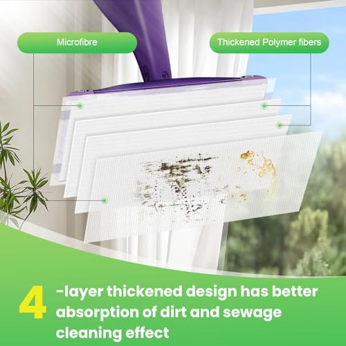 84 Pack for Swiffer Wet Jet Pads Compatible with Swiffer Wet Jet Mop, for Swiffer Wet Pads Refill, for Floor Cleaning, Unscented - size: 84 WetJet Pads