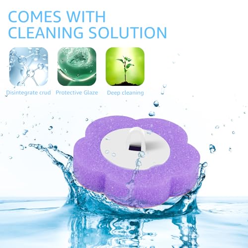 36 Toilet Brush Refills Replacement Heads for Wall Mounted Toilet Cleaning Kit Extended Handle 360 Deep Cleaning Bathroom - color: 36 Refills