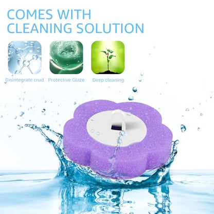 36 Toilet Brush Refills Replacement Heads for Wall Mounted Toilet Cleaning Kit Extended Handle 360 Deep Cleaning Bathroom - color: 36 Refills