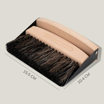 Bamboo Dust Pan & Brush Set, Portable Dustpan & Brush, Perfect For Household Cleaning, Sturdy & Effective Dust Pan, Bamboo Sweeping Brush - Mini - size: Mini