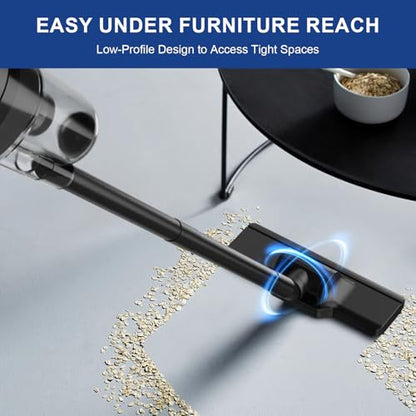 SOWTECH Corded Vacuum Cleaner, Super Power Suction Stick Vacuum Cleaners for Home, 6-in-1 Lightweight Hard Floor Vacuum Removable Handheld Vac, Portable Vacuum for Pet Hair