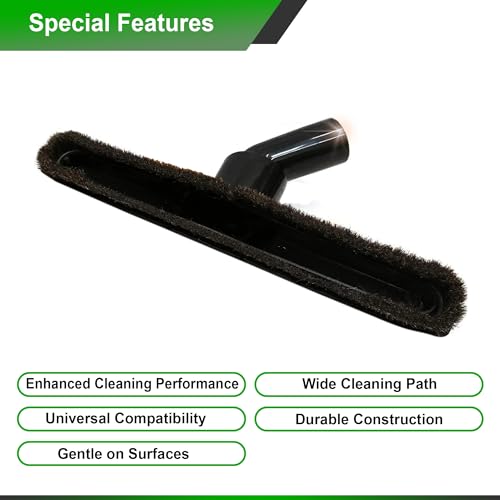 Selgo Universal 1 ¼ Inch (32mm) Black Vacuum Cleaner Floor Brush 10" Wide (1 Brush Only) - size: 1 Brush Only