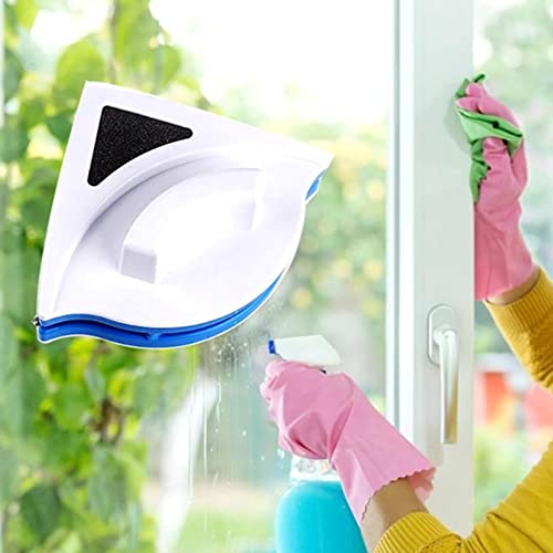 Magnetic Window Cleaner, Glass Cleaning Tools, Double Side Magnetic Wash Window Wiper Household Brush Cleaner Tool for Glazed - color: 5~12mm