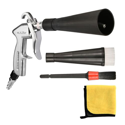 GOCCIDA Air Blower Gun Interior Car Detailing Tools for Car Dry Cleaning with Nozzle and Dusting Brush (HCL-15-1) - style: HCL-15-1