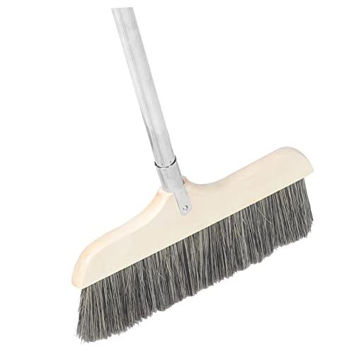 Healeved Detachable Hardwood Floor Broom Soft Bristles Lightweight for Kitchen Camping