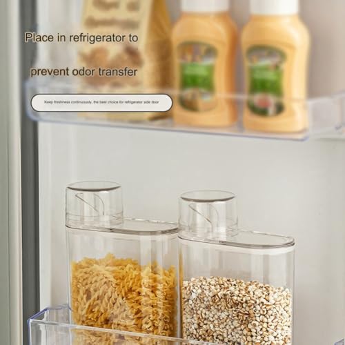 Transparent Laundry Detergent Dispenser Bottle Sealed Tank for Detergent Powder Laundry Room