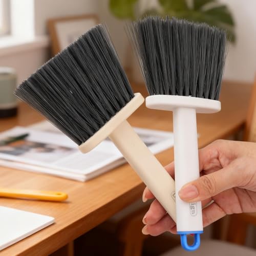 1pcs,Home Cleaning Crevice Brush Bathroom Kitchen Tile Dead-end Multifunctional Window Crevice Dust Brushes,20.5 * 10 * 2.5cm (Blue White) - color: Blue White