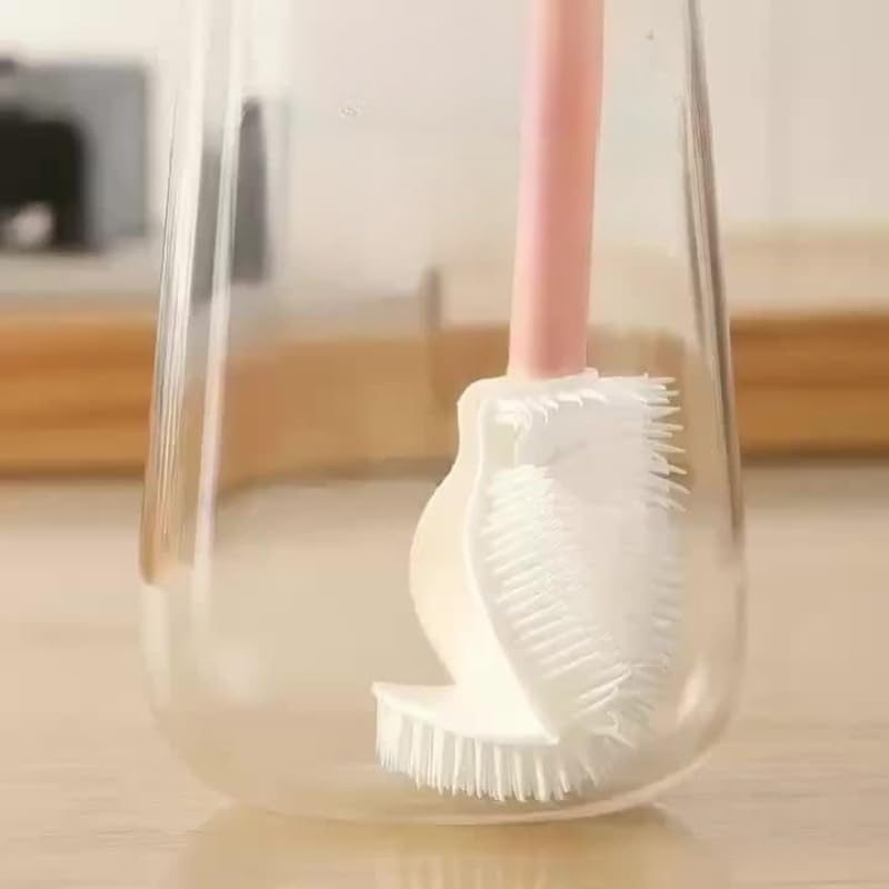 Long-Handle, Collapsible, Soft Bristle,Portable Cleaning Brush, Cup Brush