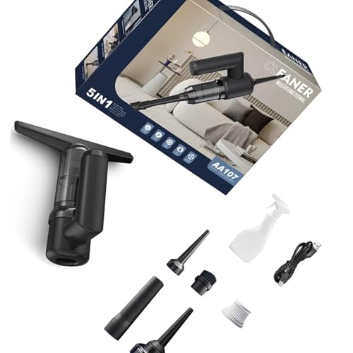 High Efficiency 500ml Water Absorption Window Vacuum Electric Machine for Fast Drying Glass and Window Home Appliance - color: Black