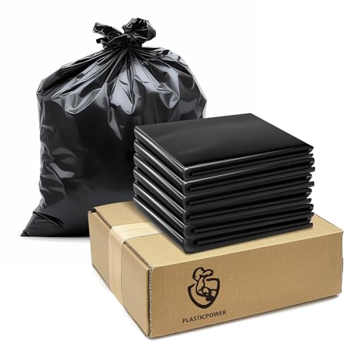 Construction Heavy-Duty Trash Bags 55-60 Gallons | 100 Packs |38 * 56| 2.65mil Thickness | Professional Puncture Resistance | Suitable for Kitchen, Commercial,Construction, Sanitation, Hotel