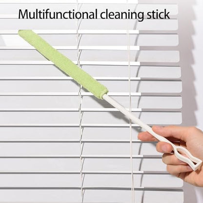 Long Handle Gaps Brush with 3 Replaceable Head for Tight Space MultiSurface Remover Household Cleaner Tool