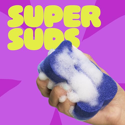 Brite by Scotch-Brite Scrub & Wipe with Drain + Dry Stand, Kitchen Sponge for Washing Dishes, 1 Scrub Sponge - color: Style, size: 1 Pack, style: Scrub & Wipe Kit