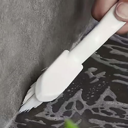 Multi-Purpose Groove Cleaning Brush - Handheld Crevice Brush for Tiles, Bathroom Floors, Walls, Toilets, Window & Door Tracks | No-Dead-Angle Dust Removal Tool, 1-Pack