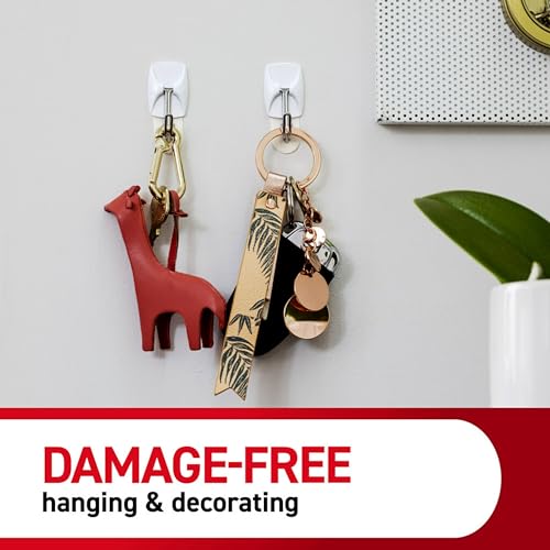Command Small Wire Toggle Hooks, 16 Hooks and 24 Strips, Damage-Free Hanging Wall Hook with Adhesive, No Tools Required, Great for Home, Kitchen, and Office Organization, Holds up to 0.5 lb - size: Small (16 Hooks)