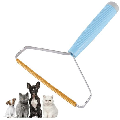 Small Pet Hair Remover, Dog Cat Hair Brush for Shedding,Reusable Clothes Fuzz Cleaner, Portable Lint Roller, Carpet Scraper Rake, Pet Fur Shaver for Pet Bed Car Mat Couch Rug Pet Towers