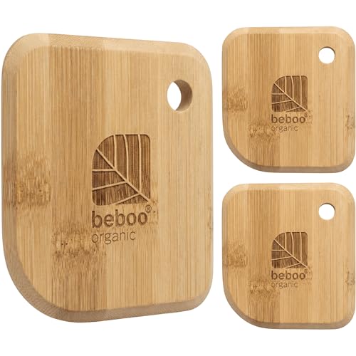 Scraper, Premium Italian Design Bamboo Pot & Pan Scraper Set (3 Pcs)