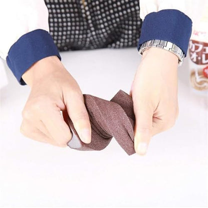 Magic Cleaning Sponge, Heavy Duty Carborundum Emery Scrub Pad, Non-Scratch Rust & Stain Remover, Quick Scrubber for Kitchen Cookware, Sinks, Pots, Pans, Stovetops, Ovens and Grills (8 PCS) - color: 8 Pcs