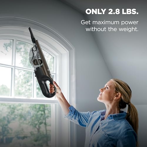 Shark UltraCyclone™ Pet Pro Plus Cordless Handheld Vacuum, Powerful Suction, Portable Vacuum for Car & Home, Pet Power Brush, Crevice Tool, Scrubbing Brush, XL Dust Cup, Brown, CH951BR1 - style: UltraCyclone Pet Pro Plus - Brown