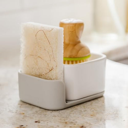 Full Circle Coconut Scrubber Sponges, Pack of 6 – Dual-Sided, Plant-Based Sponges Made with Coconut Shells, Cellulose & Recycled Materials, Safe for Nonstick Cookware - size: Coconut Sponge 6pk