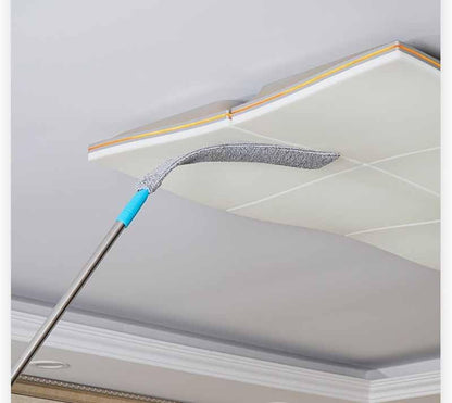 Retractable Gap Dust Cleaning Artifact, Flat Duster, Retractable Microfiber Dust Brush Gap Mop for Cleaning (2mop + 4cloth) - color: 2mop + 4cloth