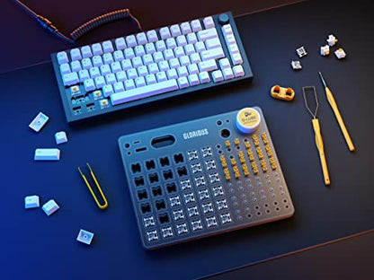 Glorious Platform - Acrylic Mechanical Switch and Stabilizer Lubrication Kit - Includes Keycap, Switch Pullers, Opener, Lube Brush, Synthetic G-Lube