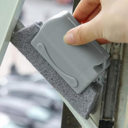 Window Groove Cleaning Brush, 2Pcs Groove Gap Detachable Window Track Cleaning Brushes for Air Conditioning Shutter Sliding Door