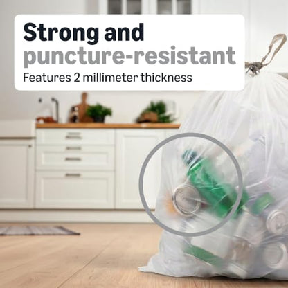 Amazon Basics 18G Compactor Bags - 18 Gallon - 50 Count - 2 Mil (Previously AmazonCommercial)