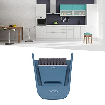 Handheld Broom and Dustpan Set Small Dust Pan and Brush Set, Small Broom and Dustpan Set, Portable 3 in 1 Mini Squeegee Dustpan and Cleaning Brush Set for Office Cleaning, Desk