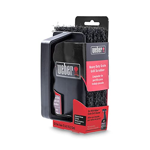 Weber Scubber Grill Grate Scrubber, Black (Pack of 6) - size: (Pack of 6)