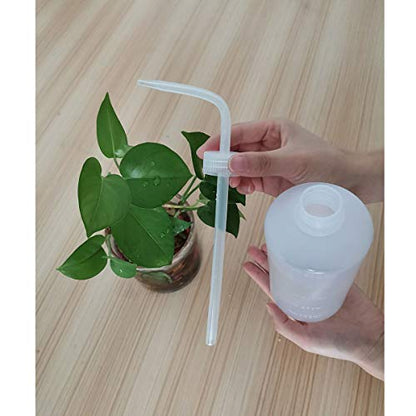 Valchoose 2Pack 500ml Squeeze Bottle 16.9oz, No Spill Wash Bottles Large with Handy Measurement Lines, Wash Bottles Squeeze Spout Flowing Well - color: White, size: 2x500ml