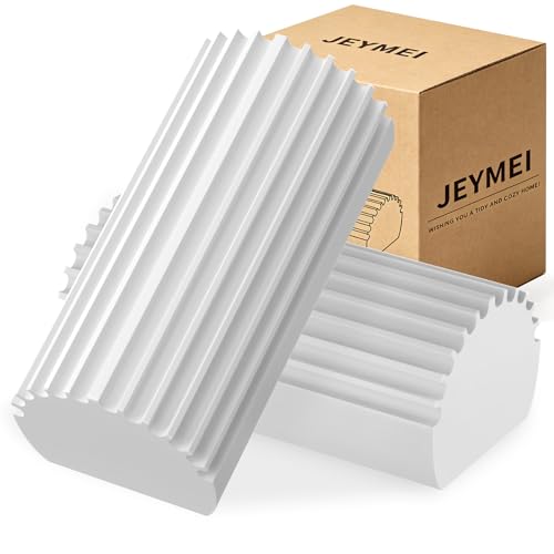 Jeymei 2-Pack Damp Clean Duster Sponge, Sponge Cleaning Brush, Duster for Cleaning Blinds, Glass, Baseboards, Vents, Railings, Mirrors, Window Track Grooves and Faucets - color: Gray, size: 2