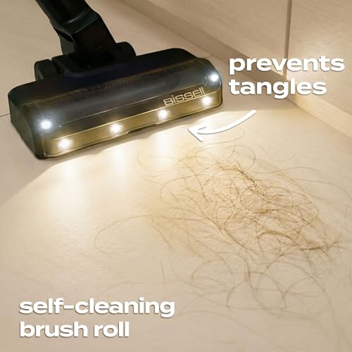 Bissell PowerClean FurGuard Self-Standing Cordless Vacuum w/Self-Cleaning Brush Roll, Wall Mount, Upholstery Tool & Bright Headlights, Amazon Exclusive Limited Edition Color, Coastal Clean, 4039A - style: PowerClean FurGuard Coastal Clean