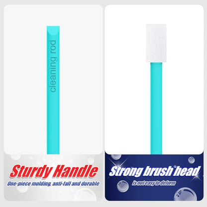 30Pcs Disposable Crevice Cleaning Brushes for Small Spaces, Detail Gaps Scrub Cleaner Brush Set for Toilet Bowl Corner, Household Cleaning Tool Supplies for Window Track, Door Grooves