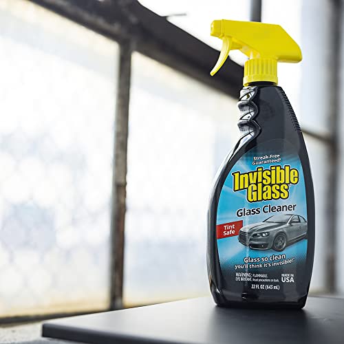 Invisible Glass 99611 3-Piece Auto Glass Cleaning Kit Includes Premium Glass Cleaner Spray, Wipes and (1) Microfiber Towel for Streak-Free Auto Glass Windows, Windshields & Mirrors - size: 3 Count (Pack of 1)